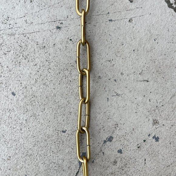 Arhaus Polished Oxidized Antique Brass Pendant Lighting Hardware and Chain - Picture 5 of 10